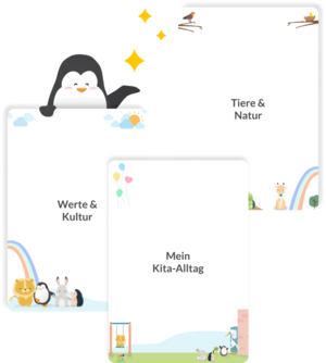 Portfolio Rahmendesigns in der CARE Kita-App