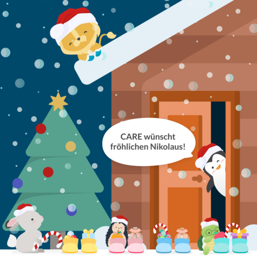 Fröhlichen Nikolaustag wünscht die CARE Kita-App