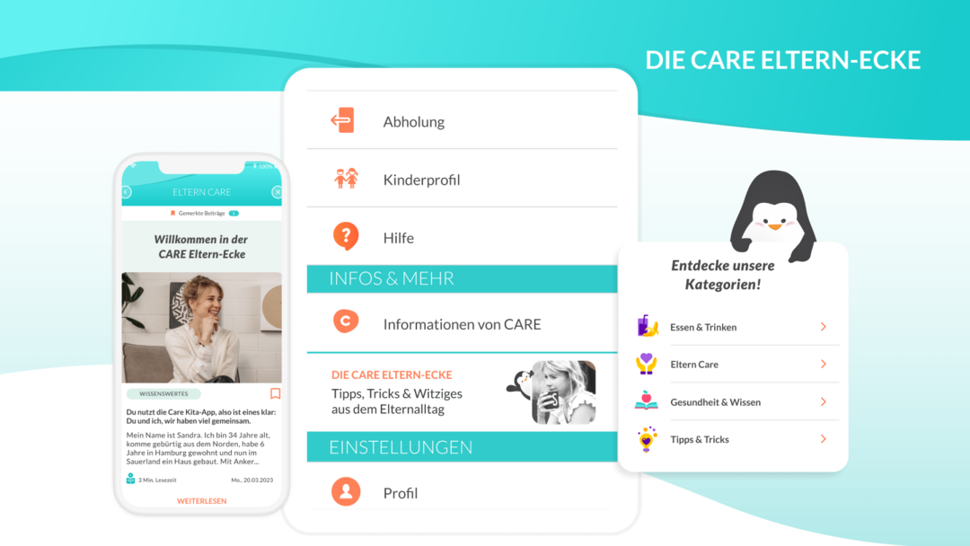 Eltern-Ecke Blog in der CARE Kita-App für Eltern